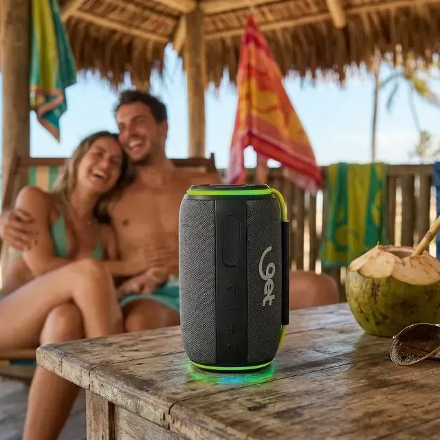 Caixa de Som Bluetooth Get Pop Lite 40W RMS USB/SD/BT/AUX(P2) - WZetta - Foto 5