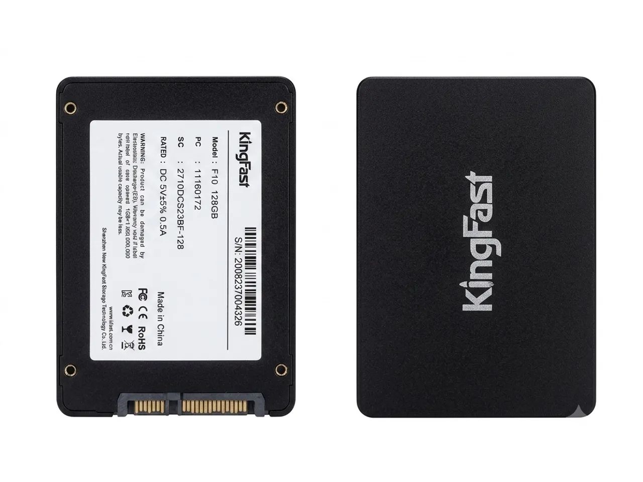 SSD KingFast F10 128GB SATA III 2.5" - Para Notebook e PC