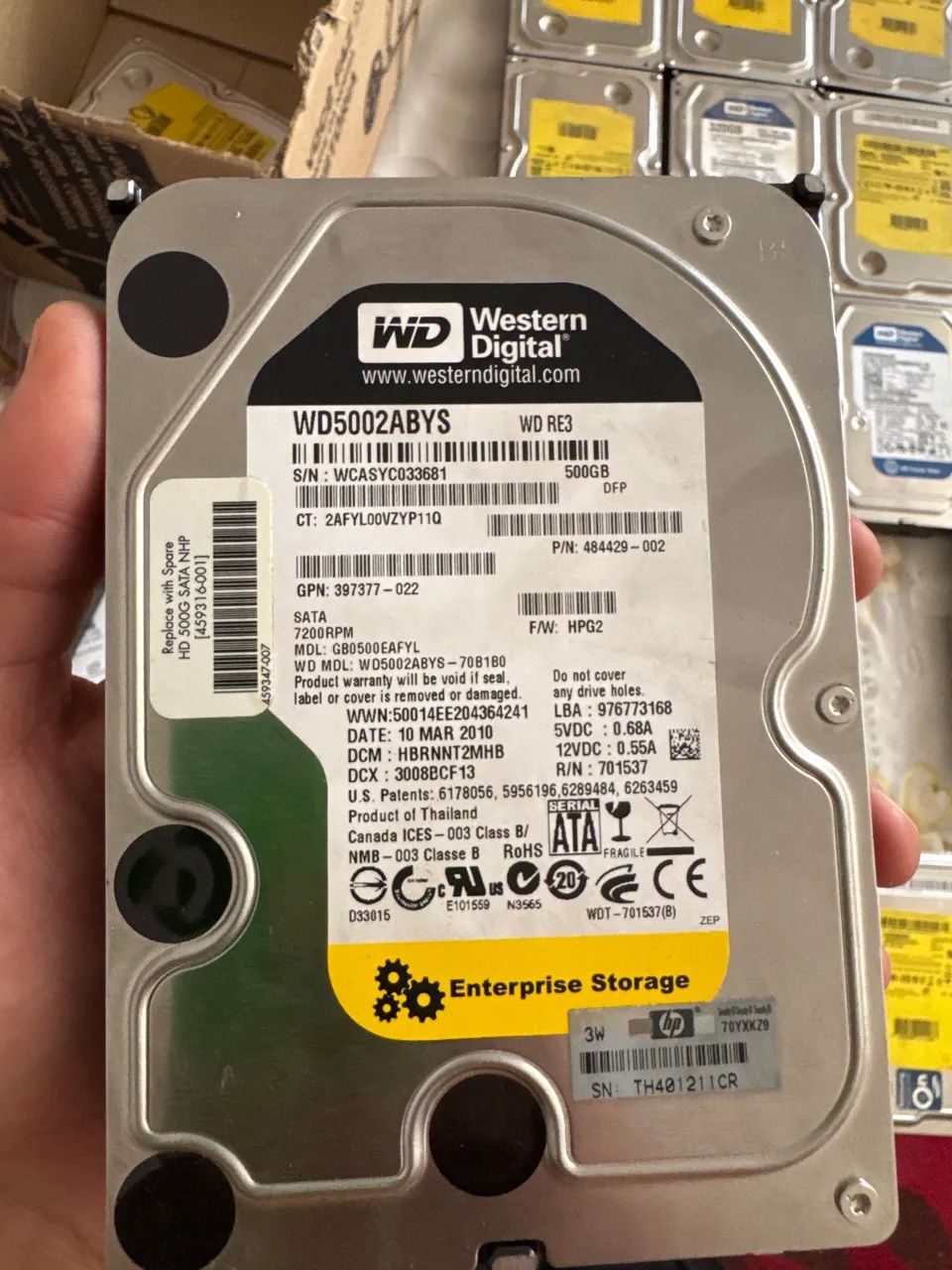 HDs Antigos 500GB / 320GB / 250GB - Seagate, WD e Samsung