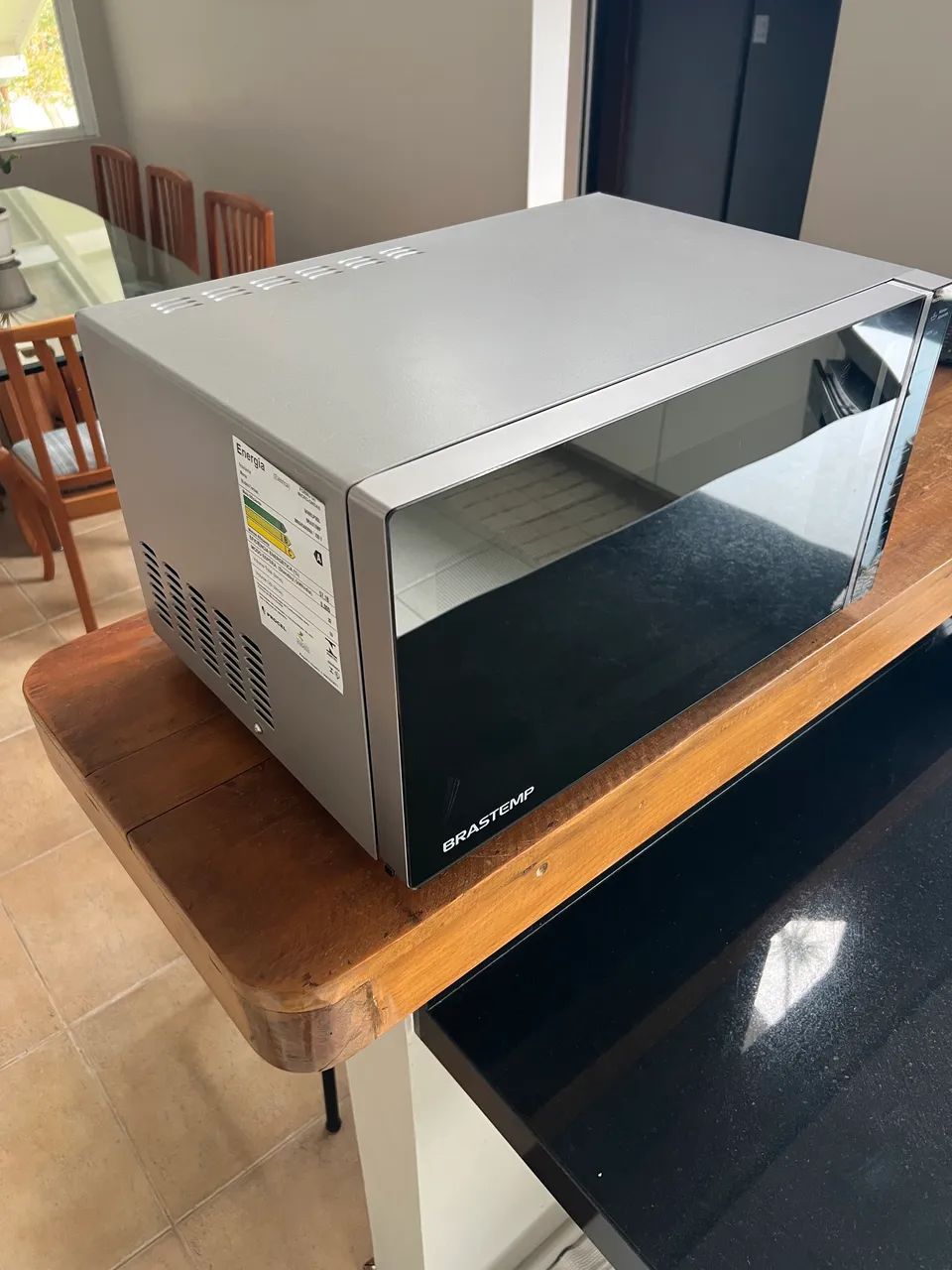 Microondas Brastemp 32L Inox Espelhado com Grill - BMG45AR - Foto 2