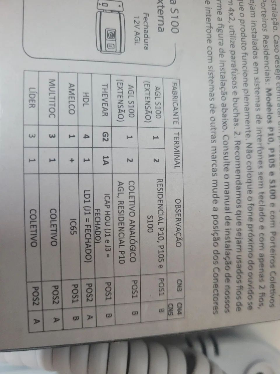 Interfone s100 compativel hdl thevear amelco agl lider - Foto 3