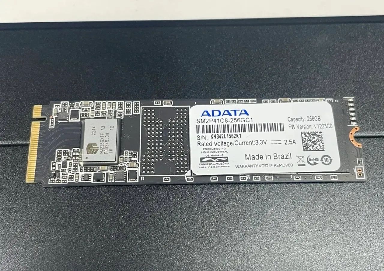 Ssd Nvme M.2 256gb ADATA