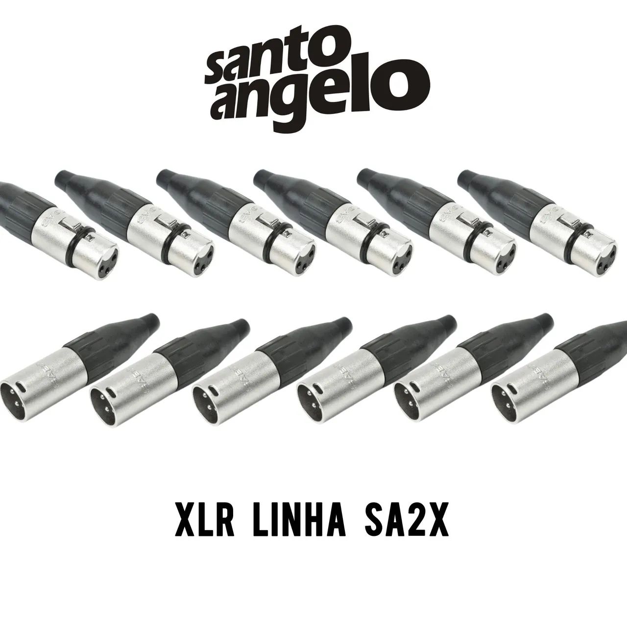Multicabos com Conectores XLR 6 Vias Santo Ângelo 15 metros - Foto 2