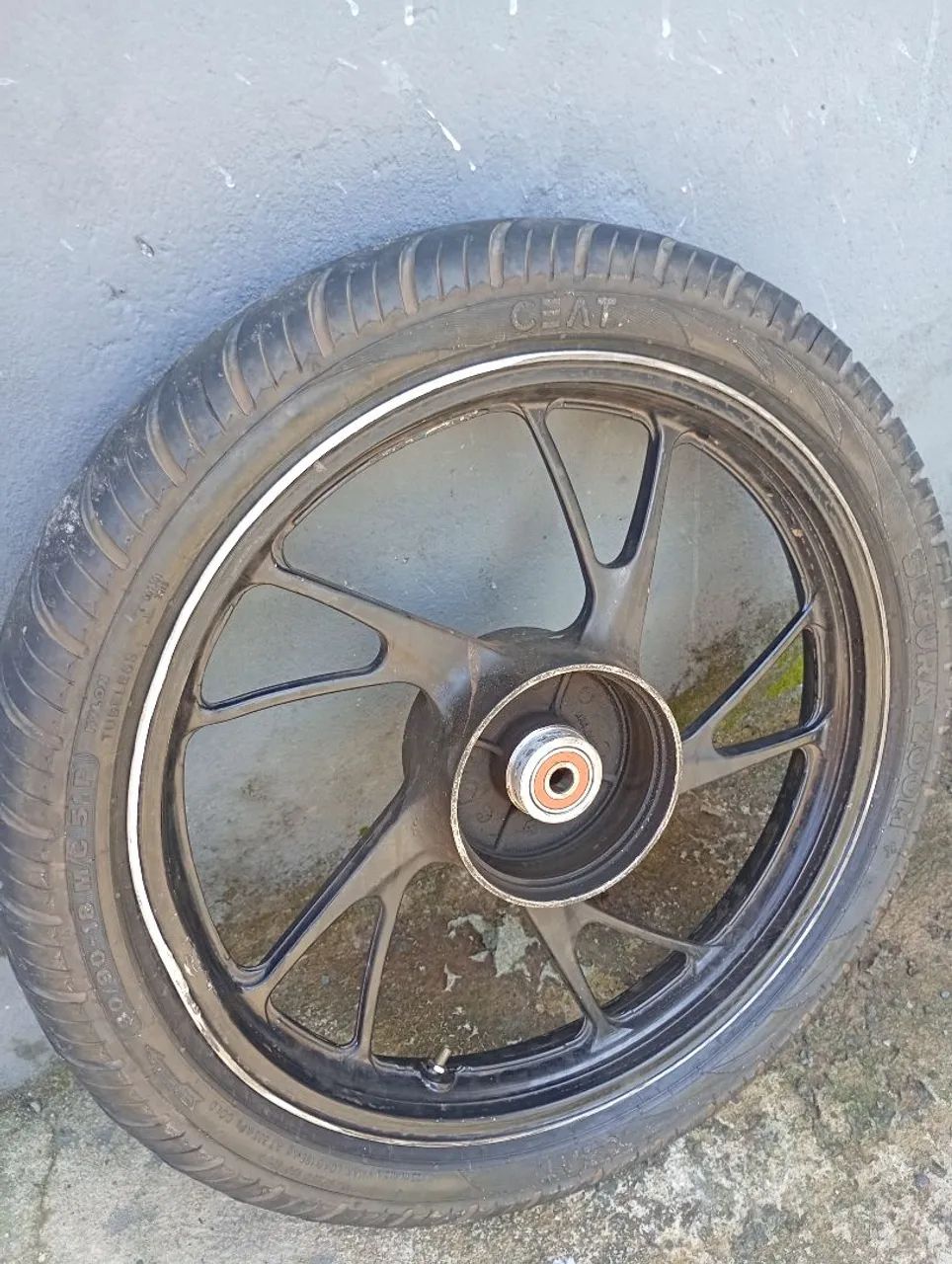 Aro de moto 160 com pneu - Foto 2