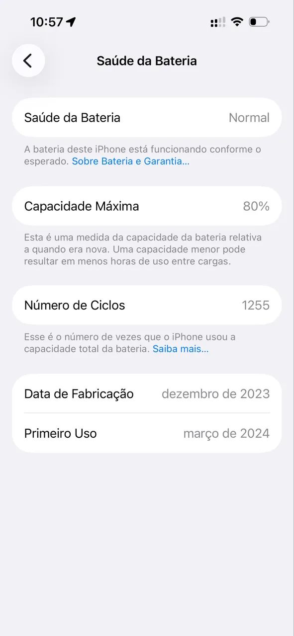 iPhone 15 Pro 128gb bateria 80% - Foto 2