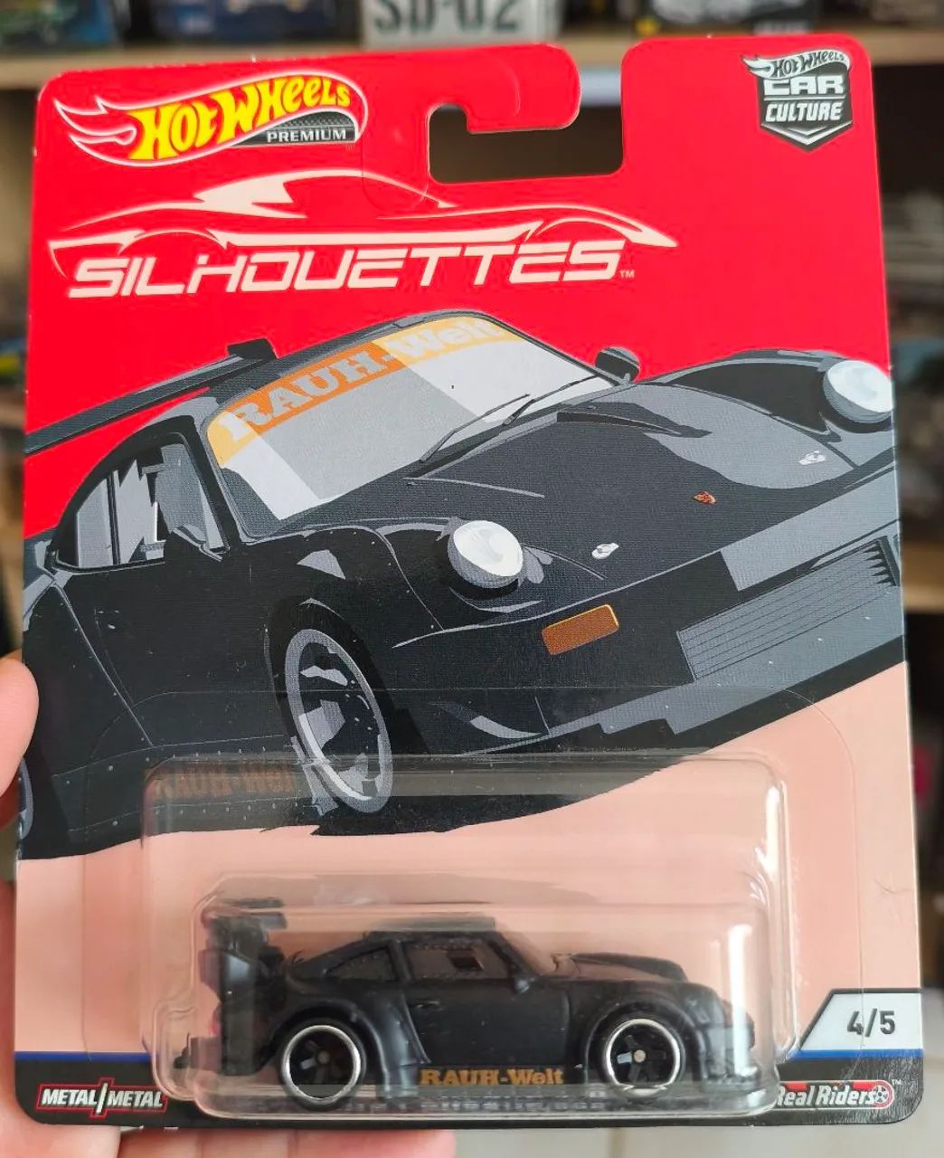 Porsche RWB Preta Hot Wheels Premium 