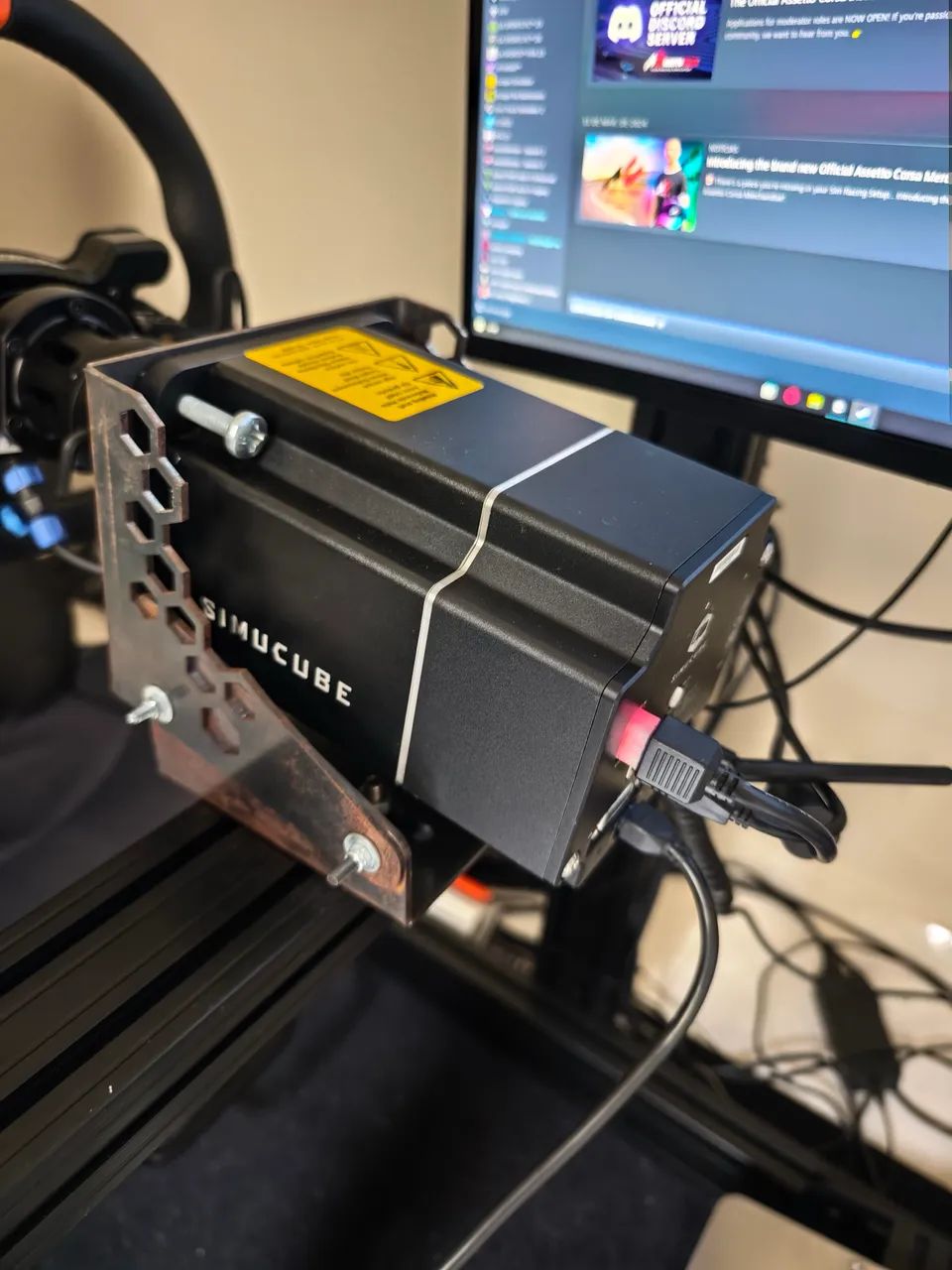 vendo simucube 2 pro + volante cube controls - Foto 5