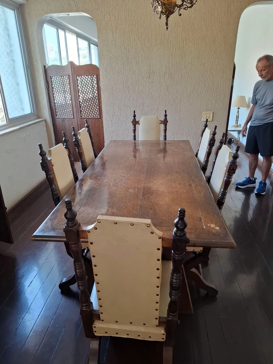 Mesa de Jantar 6 cadeiras móvel nobre  - Foto 4
