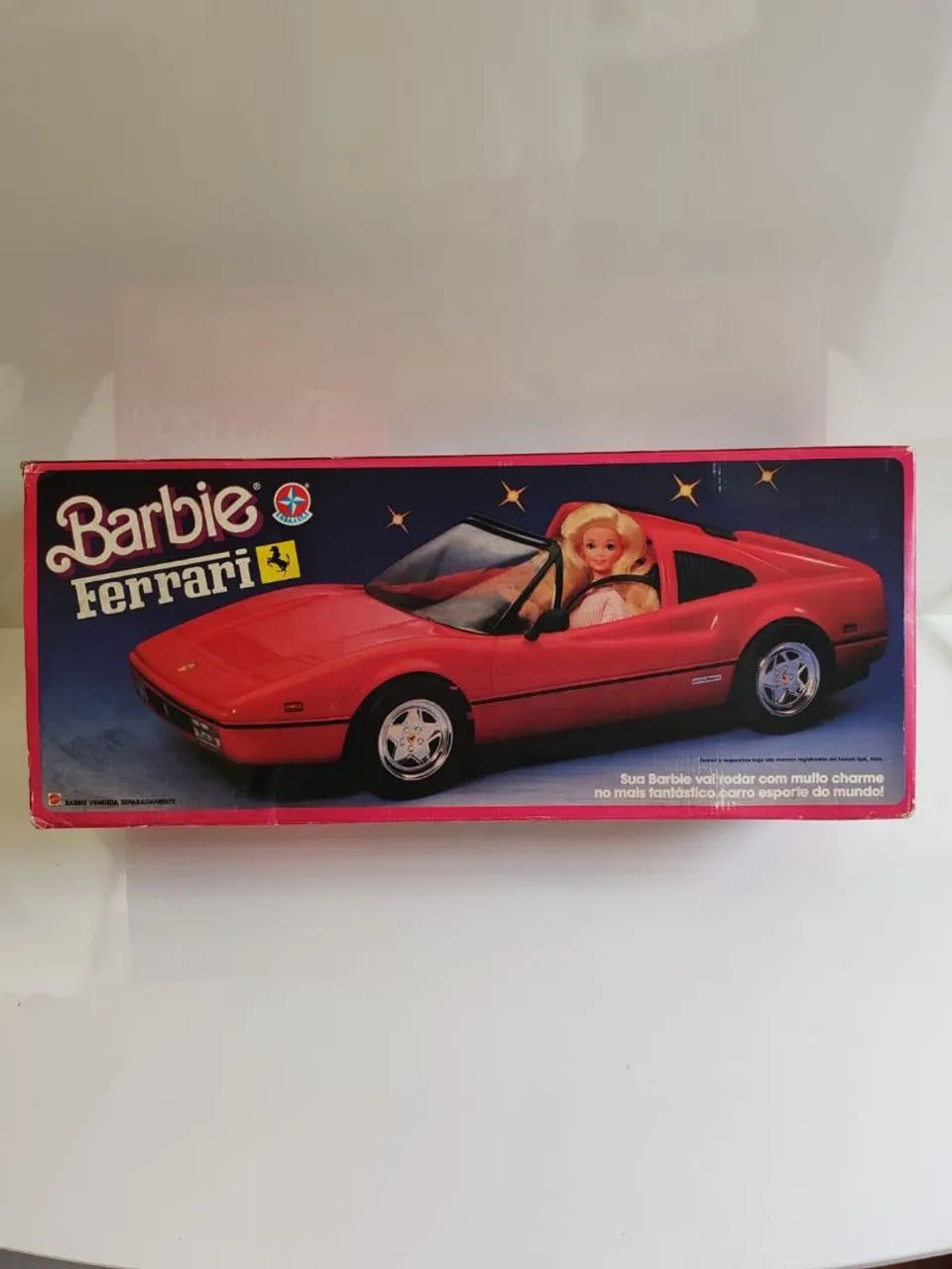 Ferrari Barbie Estrela Original com Caixa - Raridade para