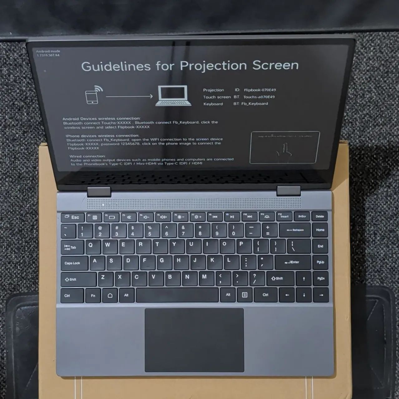 Lapdock Uperfect X14 Pro Touchscreen Bluetooth - Foto 2