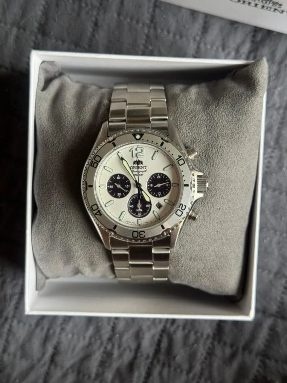 Orient Mako Cronógrafo edição limitada WWF de 300 peças