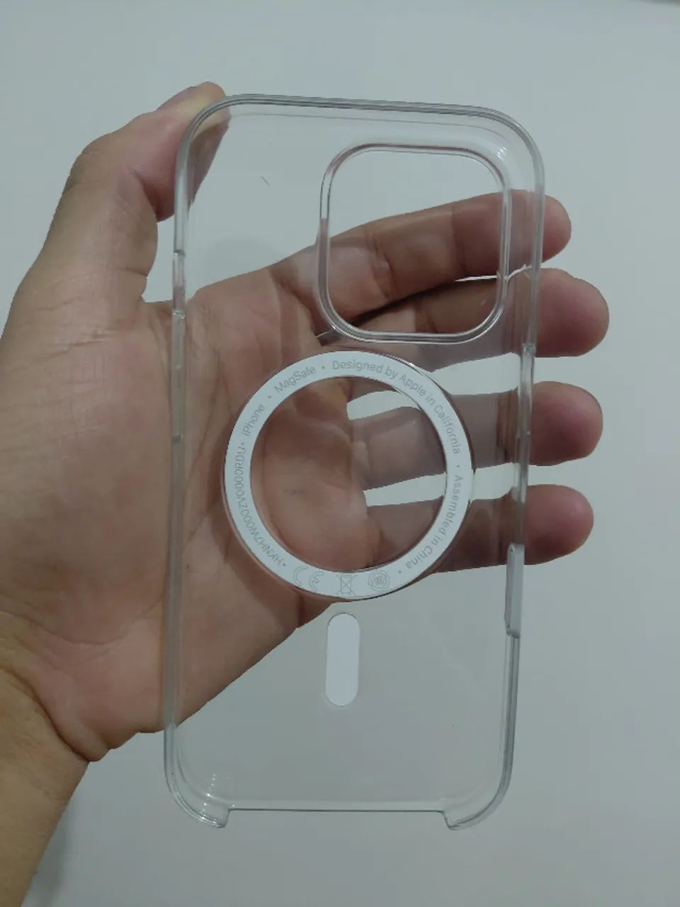Capa transparente original para iPhone 16 Pro - Foto 3