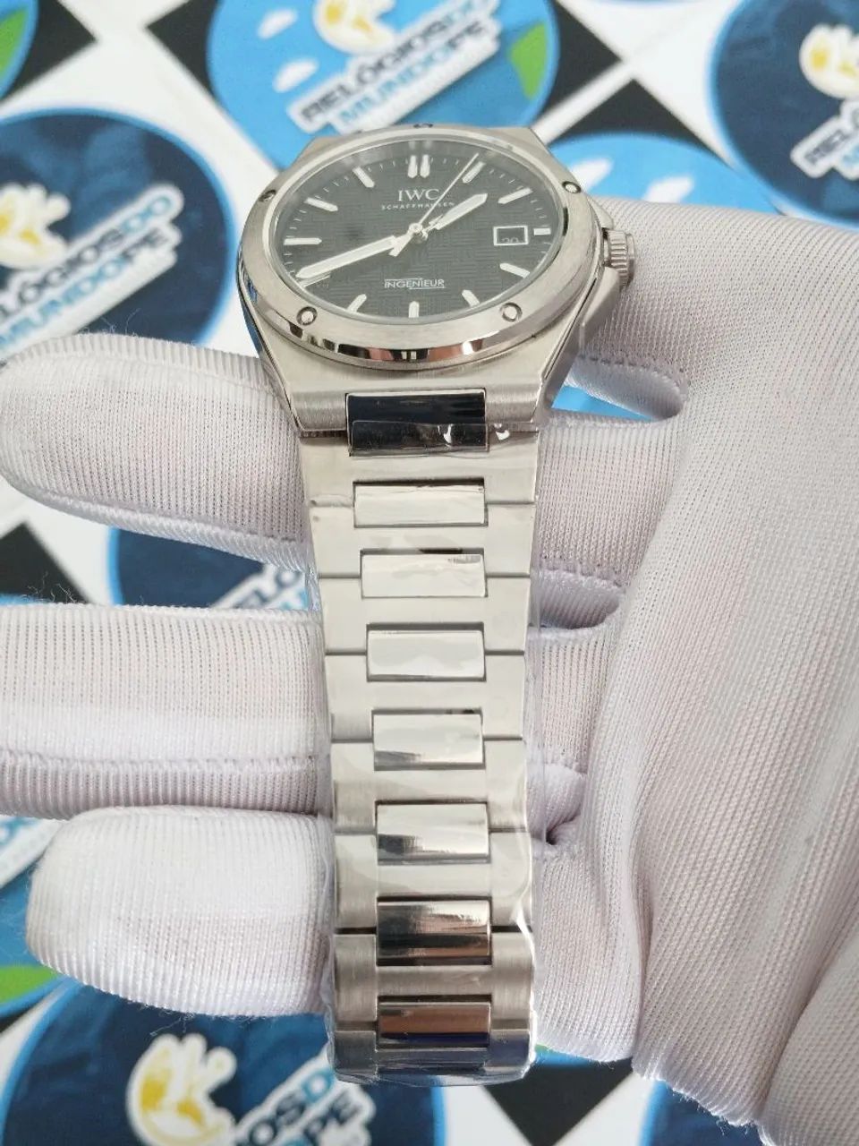 RELÓGIO INGENIEUR AUTOMÁTICO FUNDO PRETO  - Foto 2