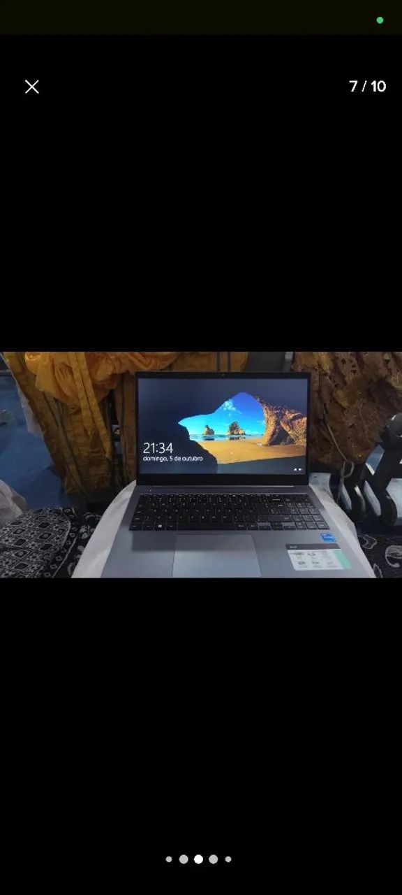 Notebook Samsung Book I5 8gb 256gb Ssd 15,6'' W11