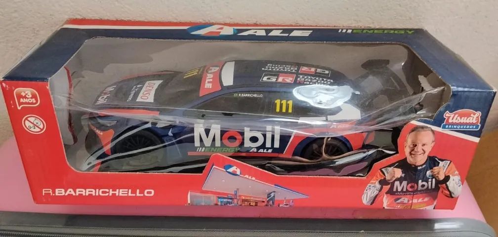 Miniatura Stock Car Rubinho Barrichelo Carrinho promocional Posto Ale