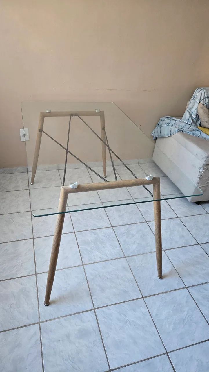 Mesa de Vidro 1,40x80
