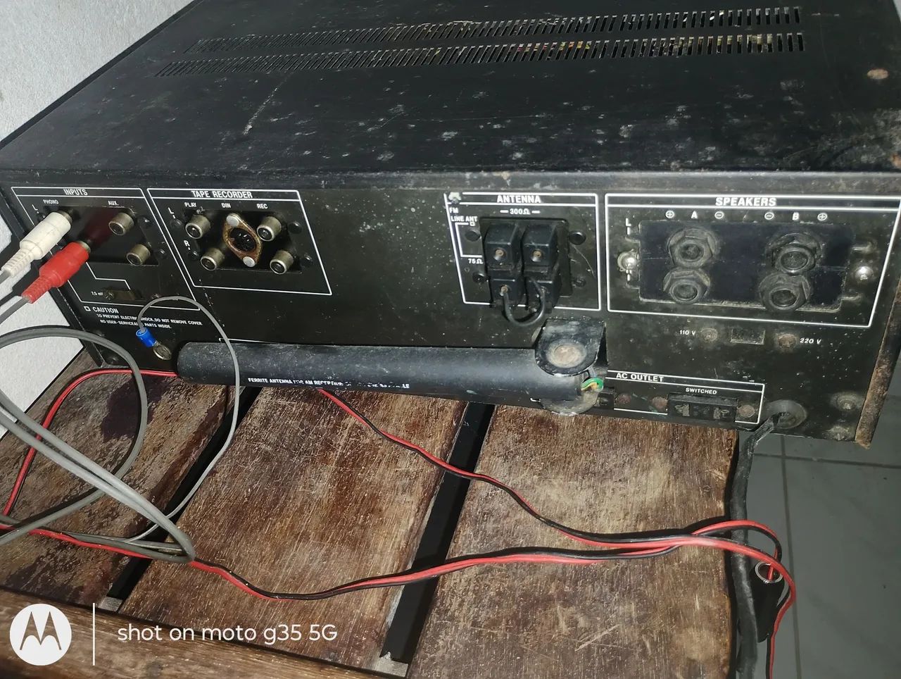 Receiver+ toca discos Gradiente (pra conserto / reparo) - Foto 4