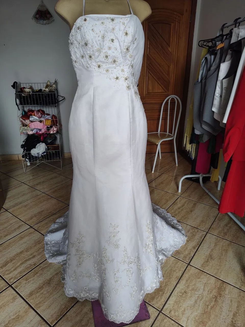 Vestido de noiva branco renda - Foto 2