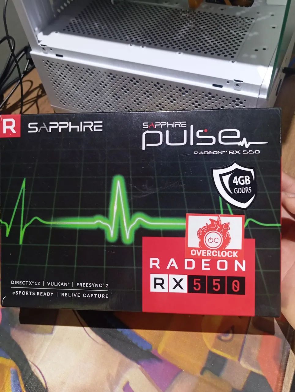 RX 550 4G com OverClock Ativado