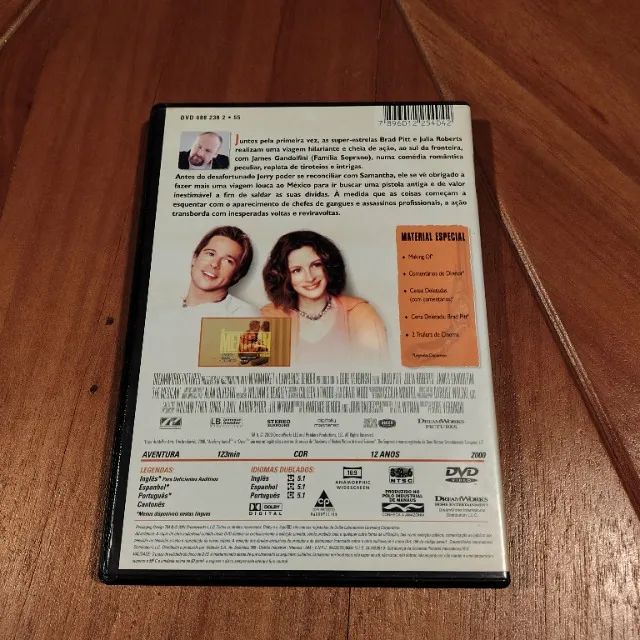 DVD A Mexicana, Julia Roberts e Brad Pitt - Foto 3