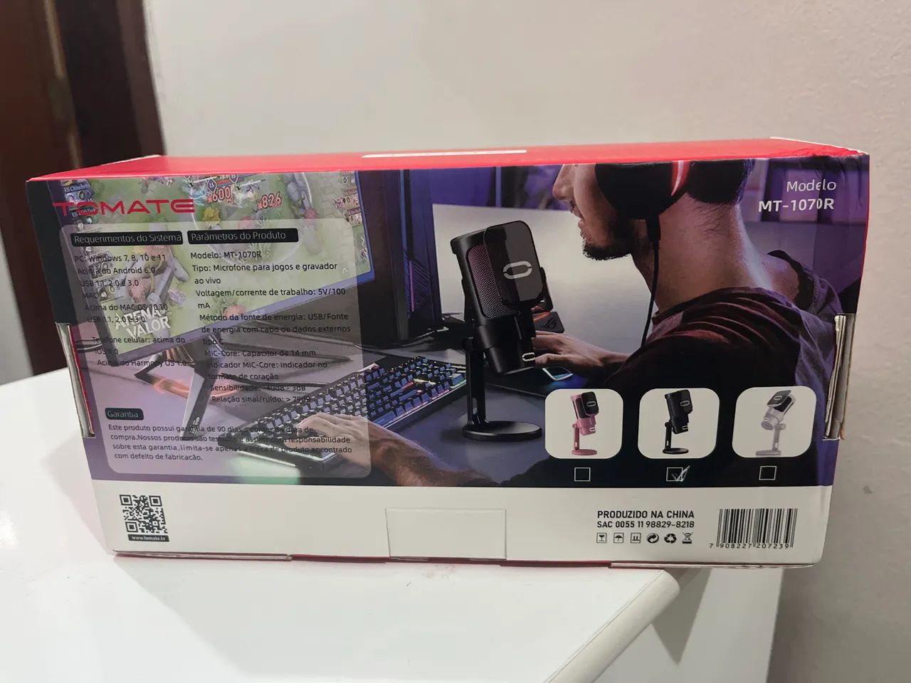 Microfone USB para trabalho e jogos ? MT-1070R? - Foto 4