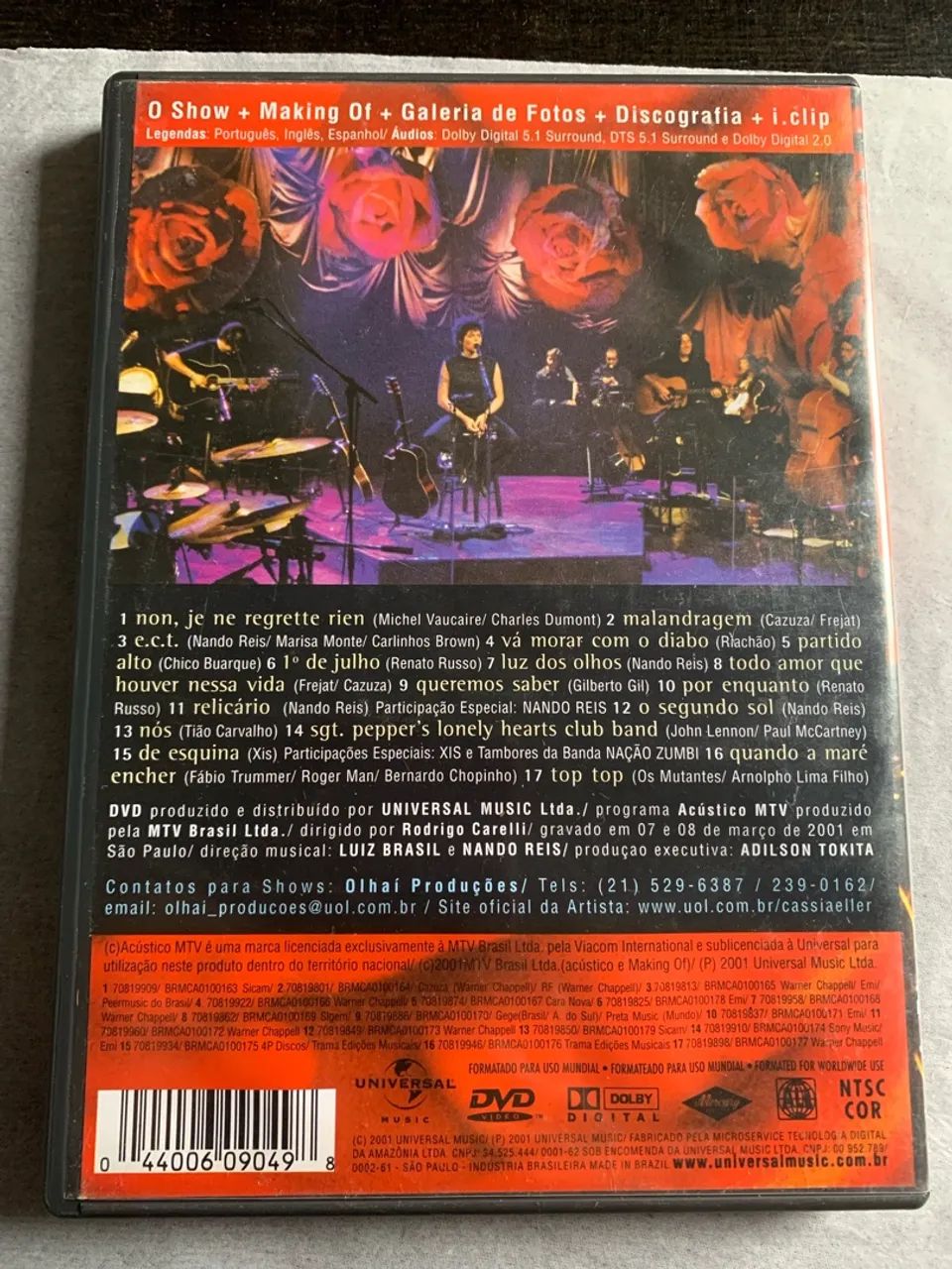 dvd cássia eller original - Foto 3