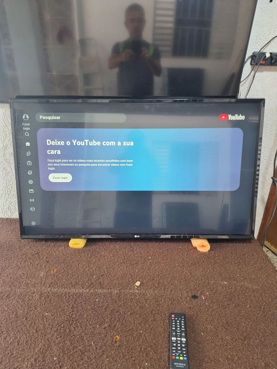 Tv smart lg web os 43 polegadas sem os pes aceito cartão  - Foto 5