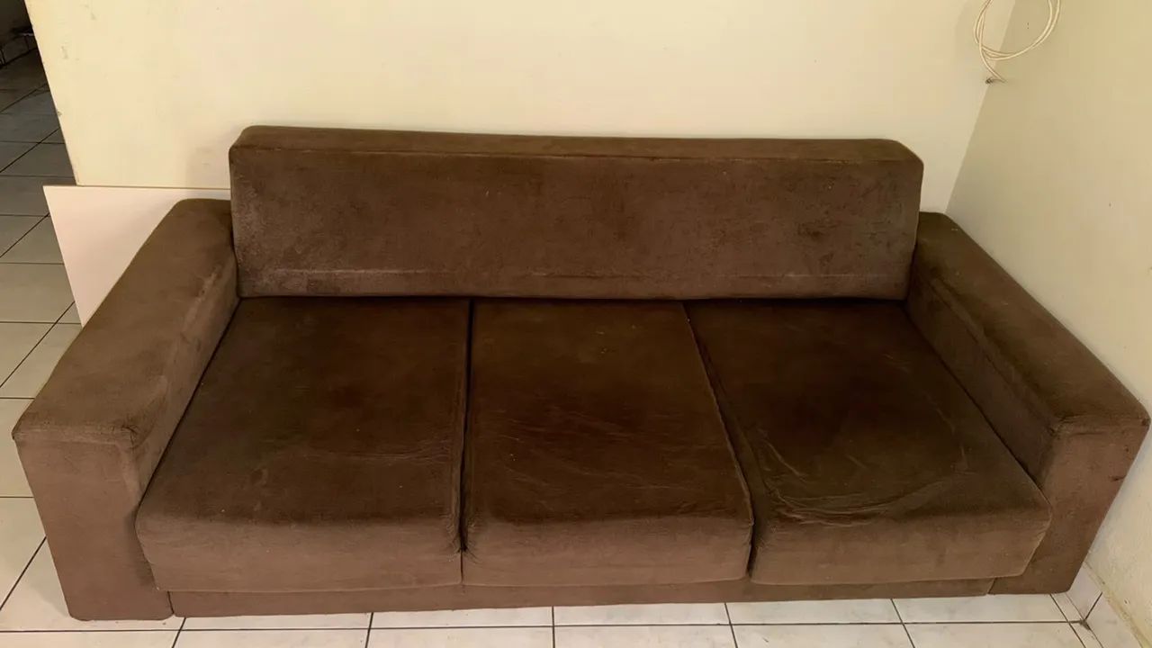 Sofá Retrátil 3 lugares - Vira Cama - 2,20m - Foto 2