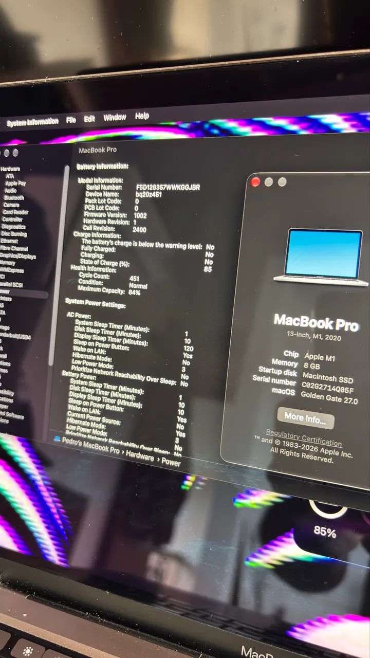 Macbook Pro M1 8gb 512ssd IMPECÁVEL - Foto 4