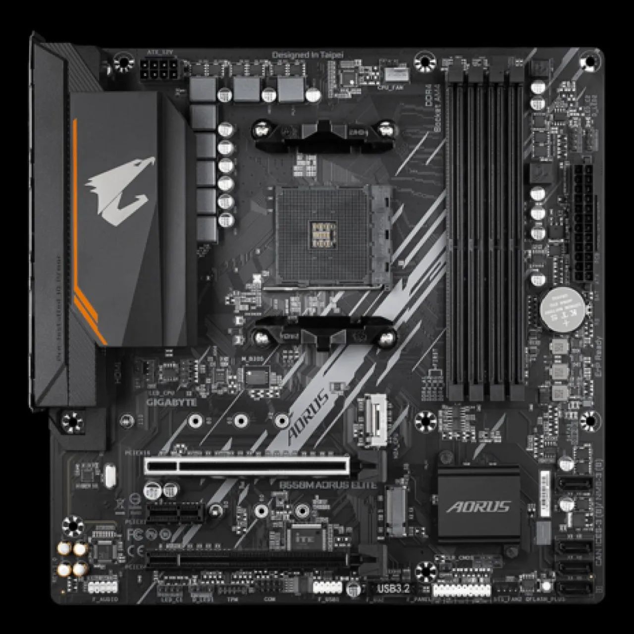 Placa mãe b550 aorus elite matx lacrada - Foto 2