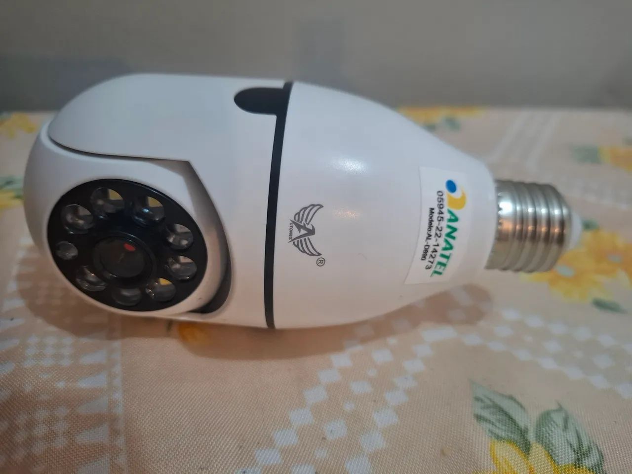 Câmera Lâmpada de Segurança Inteligente