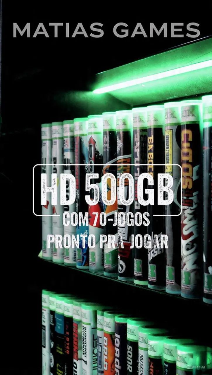 HDs com jogos e destrave de Xbox 360