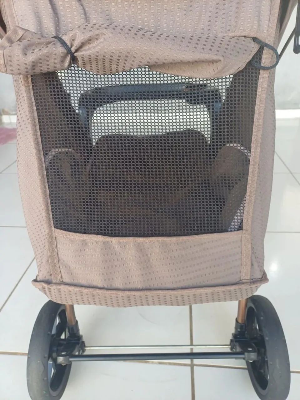 Carrinho de Bebê Galzerano Dobrável - Excelente Estado - Foto 5