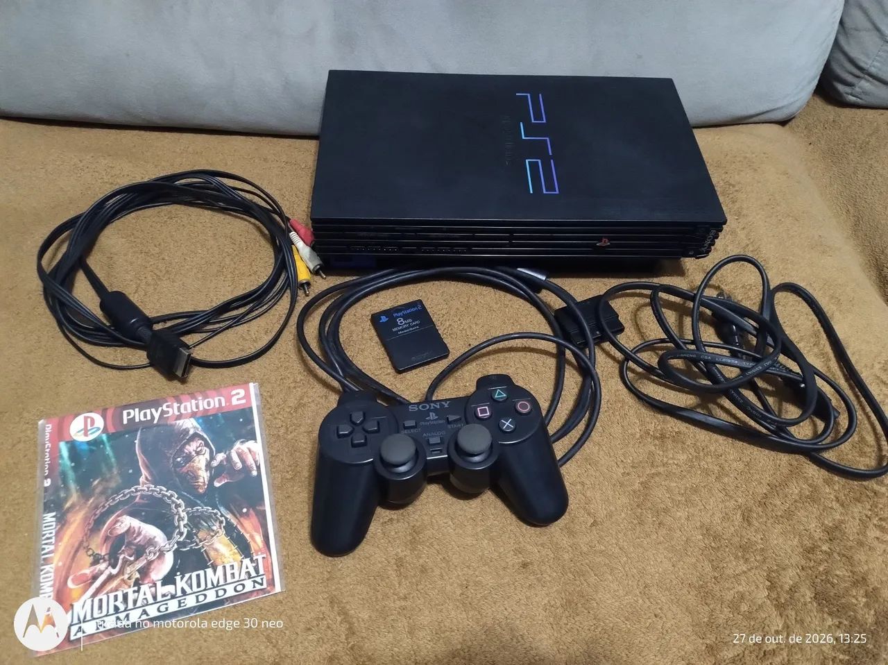 PS2 FAT completo funcionando perfeitamente 