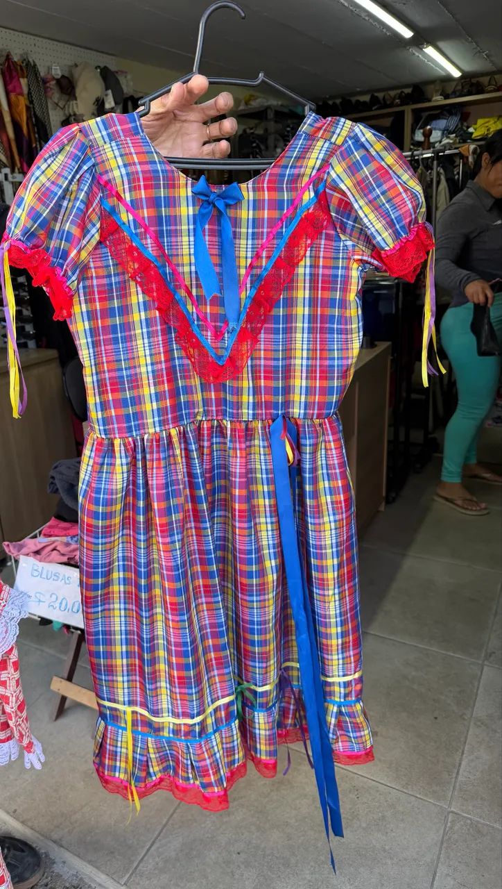 Vestido de quadrilha 