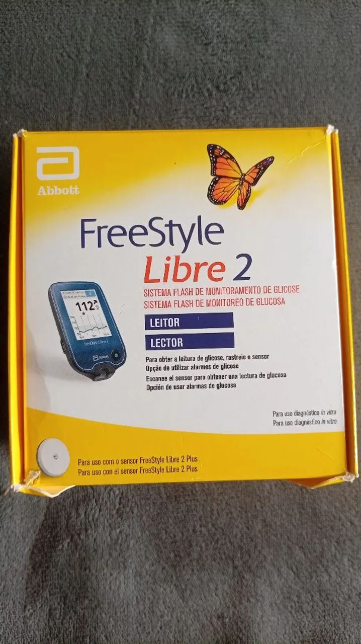 Leitor de glicemia Libre 2