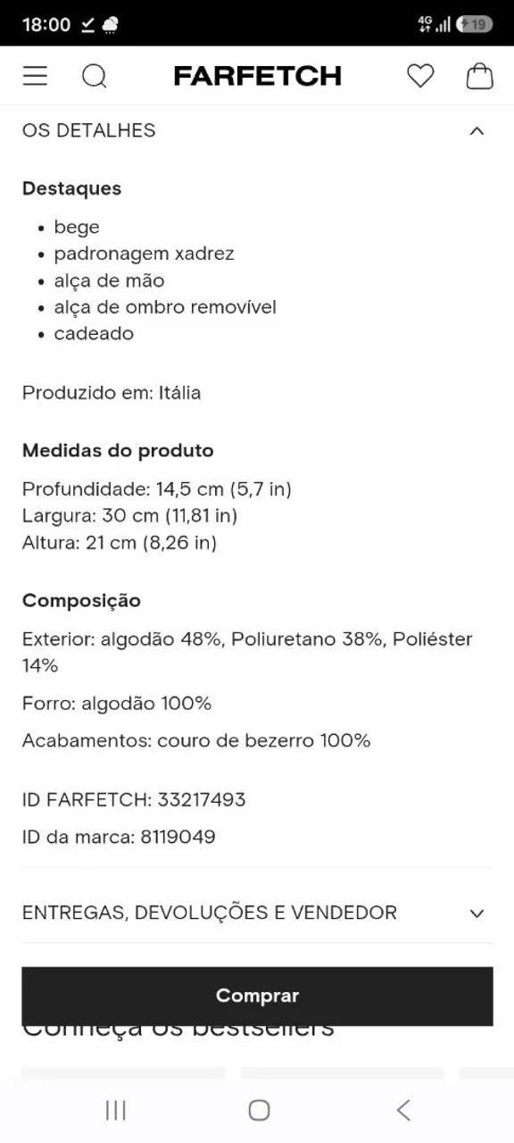Bolsa Check Burberry - Foto 5