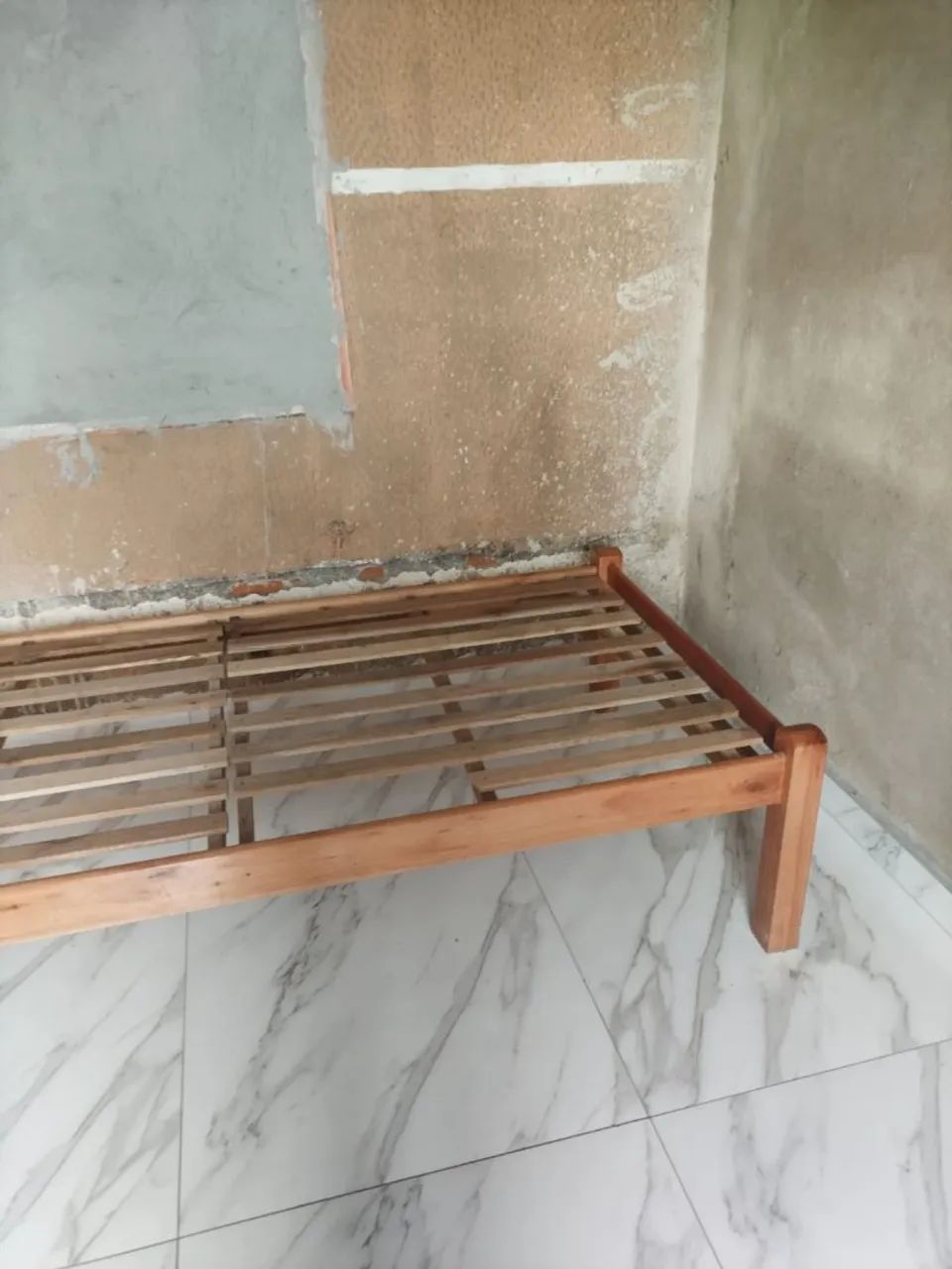 Cama de solteiro de madeira - Foto 3
