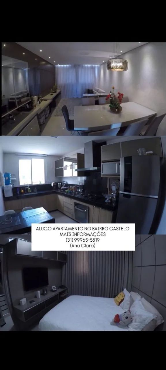Apartamento mobiliado no Castelo