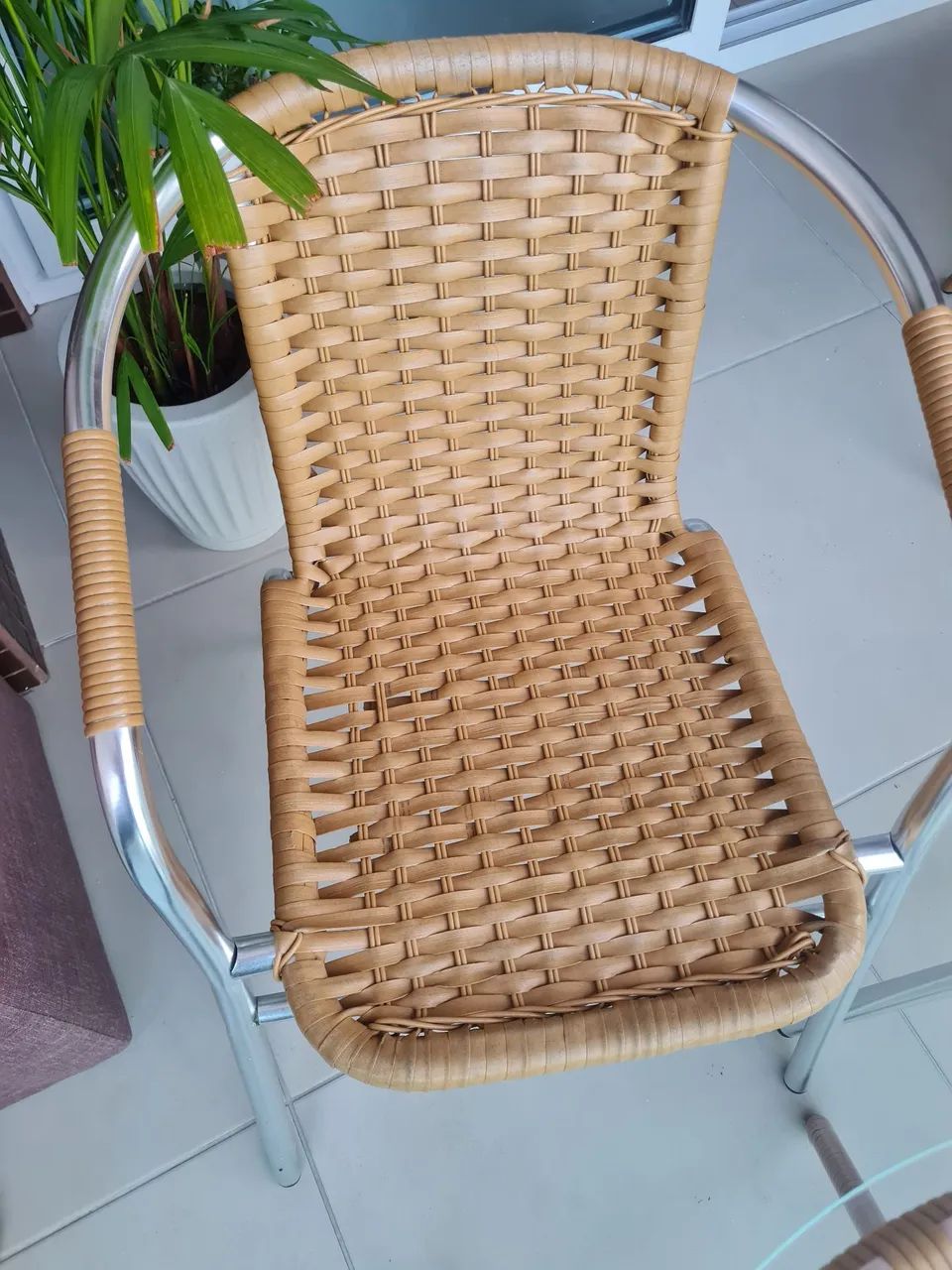 Conjunto mesa e 2 cadeiras varanda - Foto 4