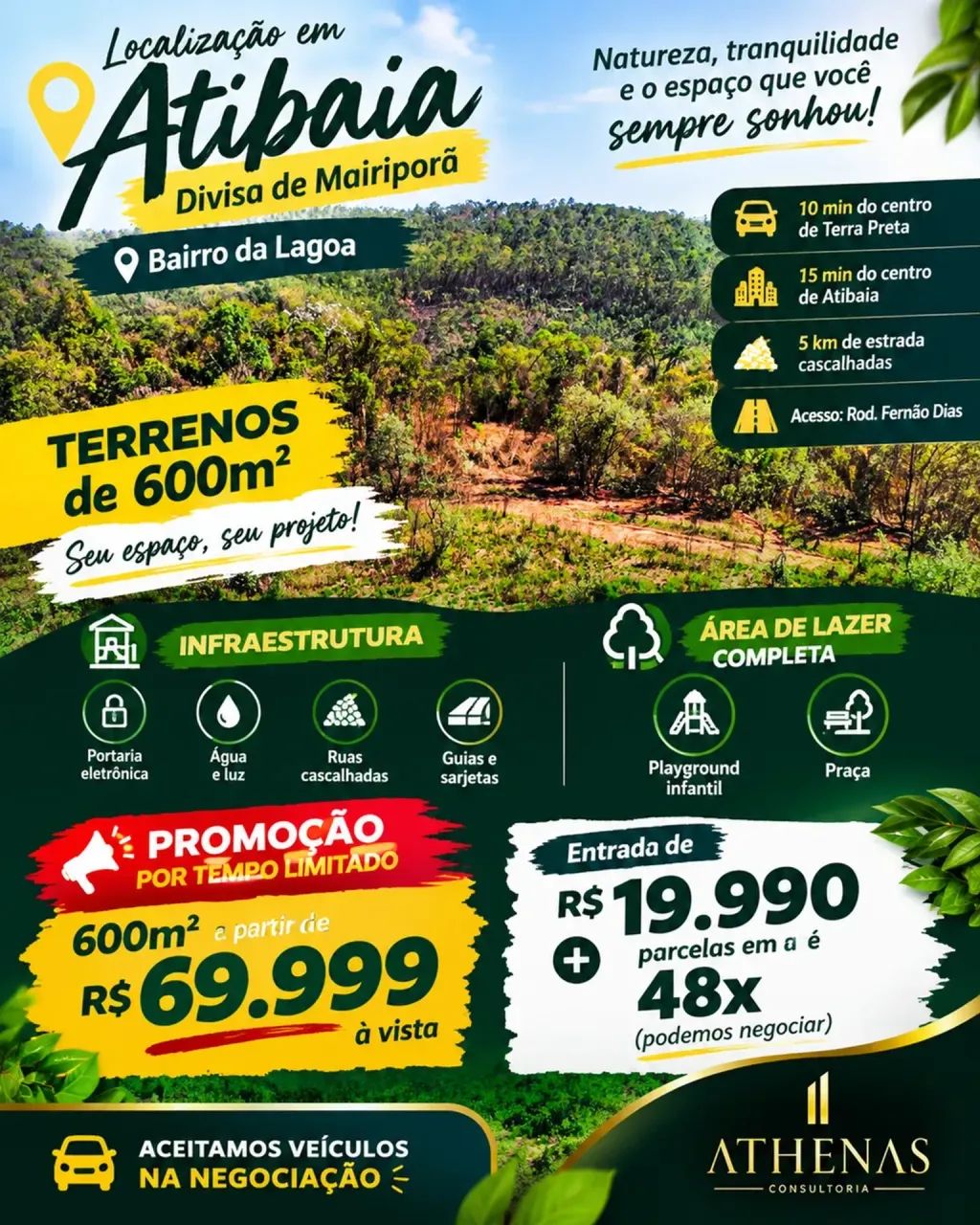 UM NOVO COMEÇO EM ATIBAIA