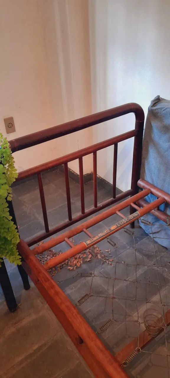Cama de solteiro vintage - Foto 4