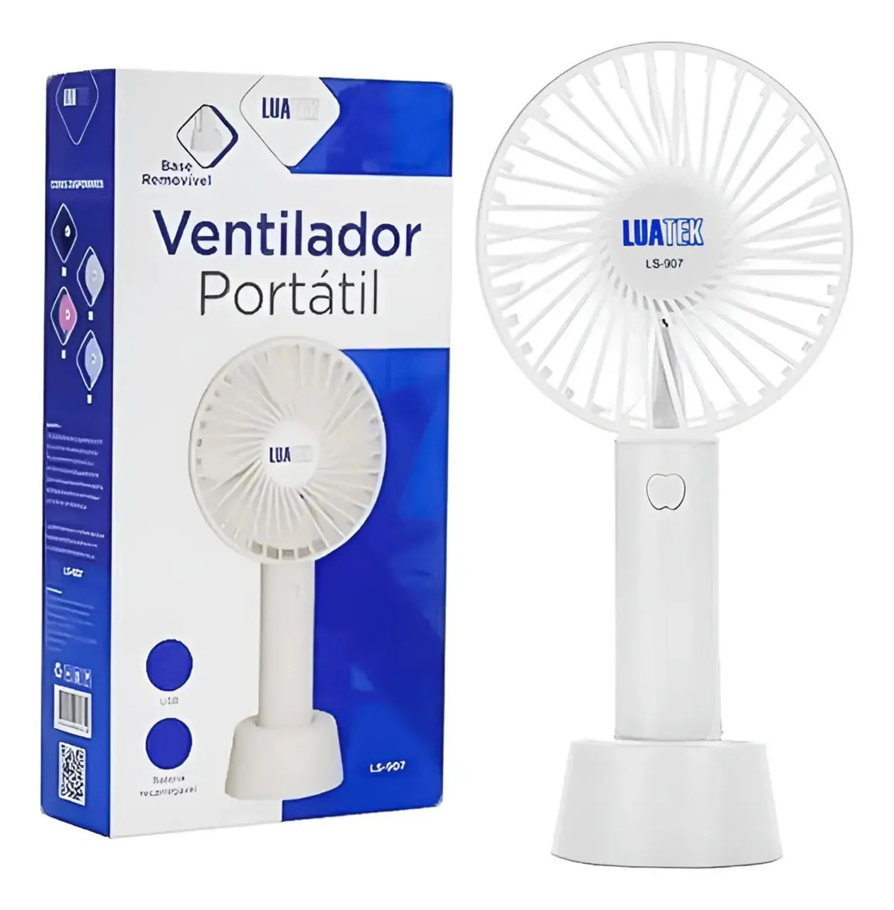 Ventilador Mini De Mão E Mesa Maker Portátil Usb - Preto - Foto 5