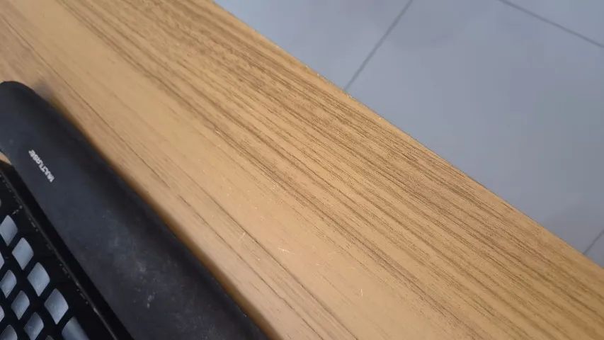 Escrivaninha mdf + madeira maciça - Foto 5