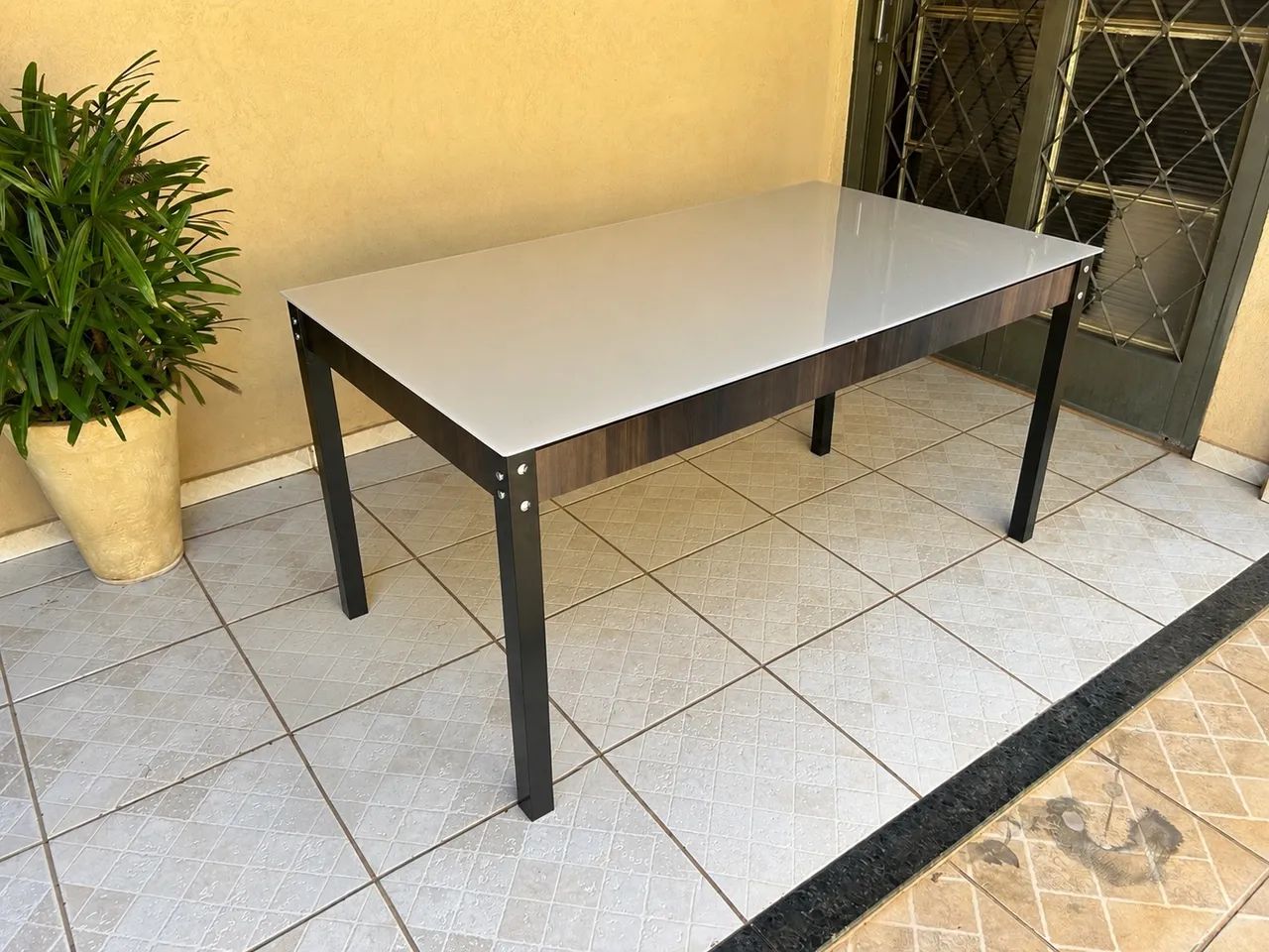 Mesa de vidro 6 lugares NOVA  - Foto 2