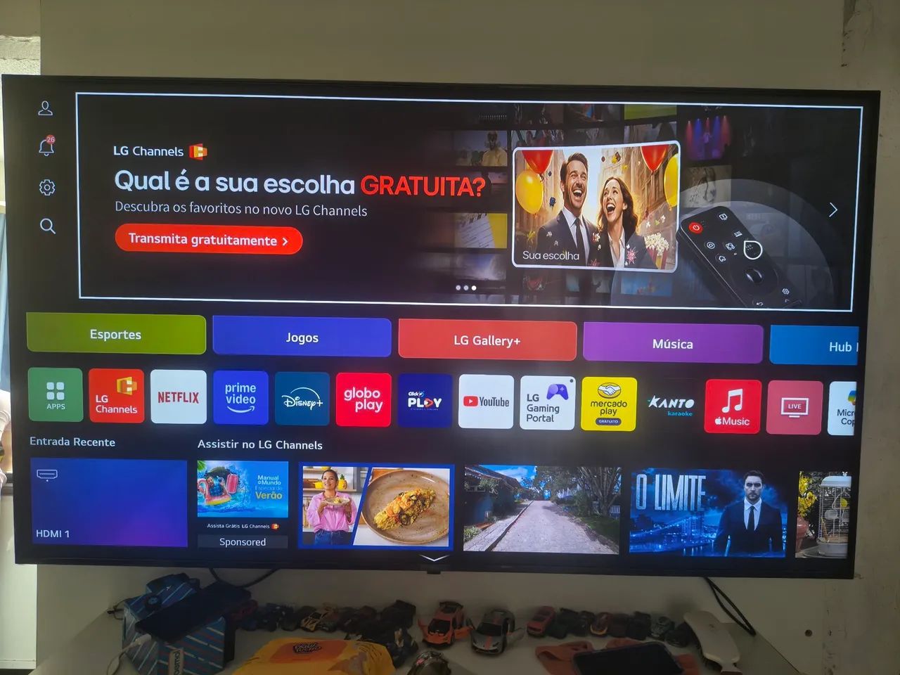 Smart tv LG 65 controle mágico parcelo 12x sem juros 