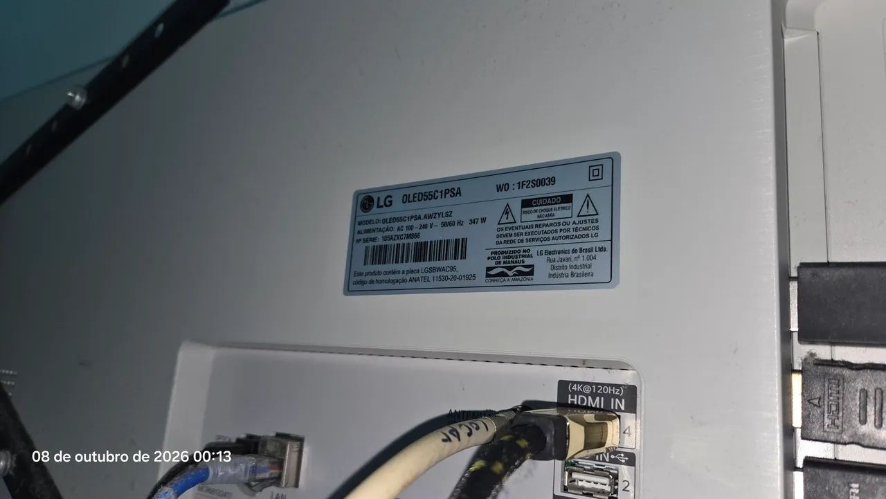Tv oled c1 lg 55 perfeita funcionando - Foto 3