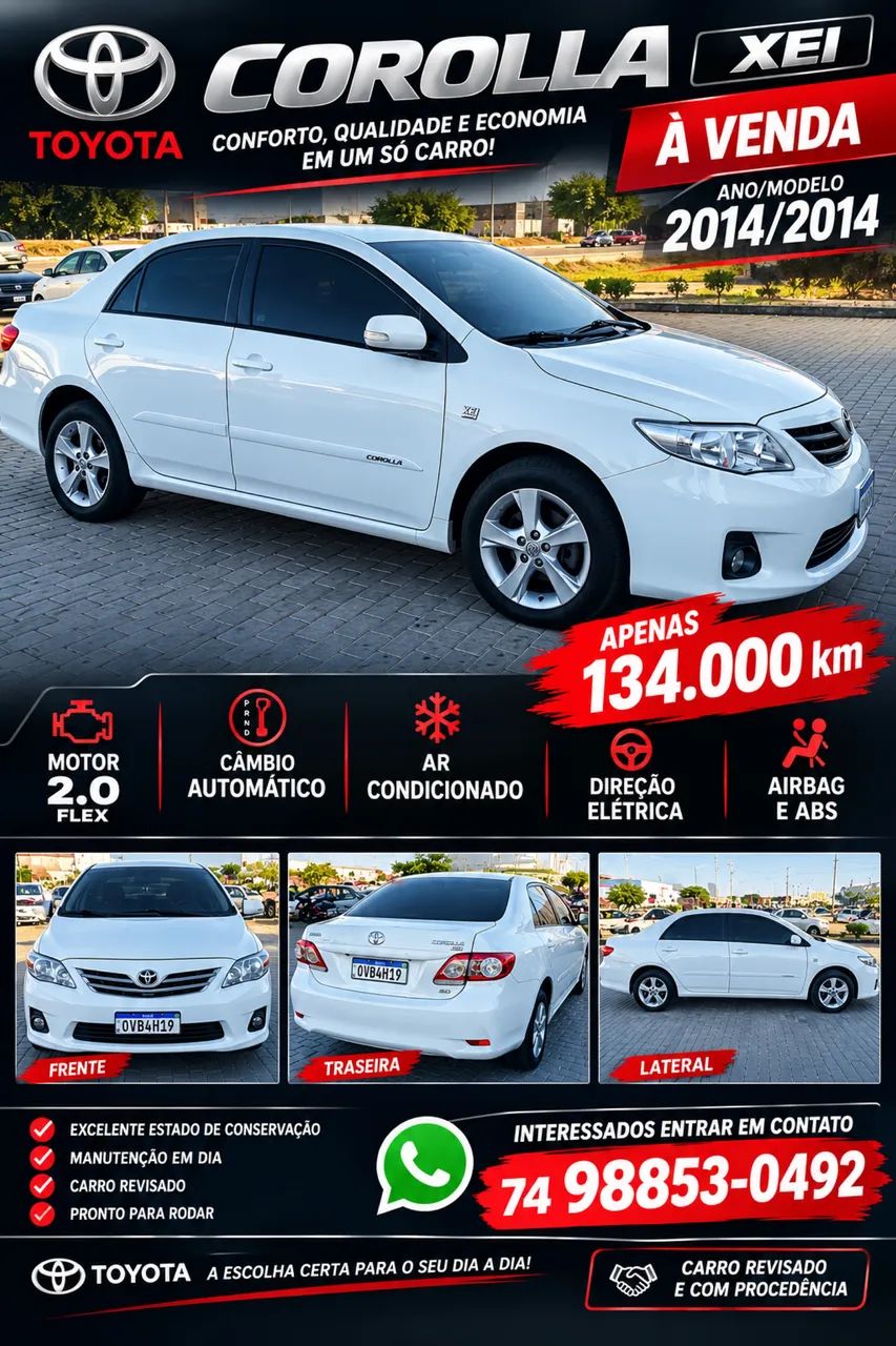 Toyota Corolla XEI 2.0 16V AT FLEX 2014