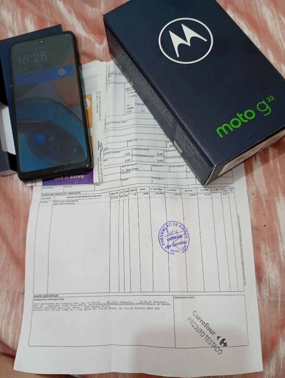 Celular MotoG22. Com nota fiscal  - Foto 3