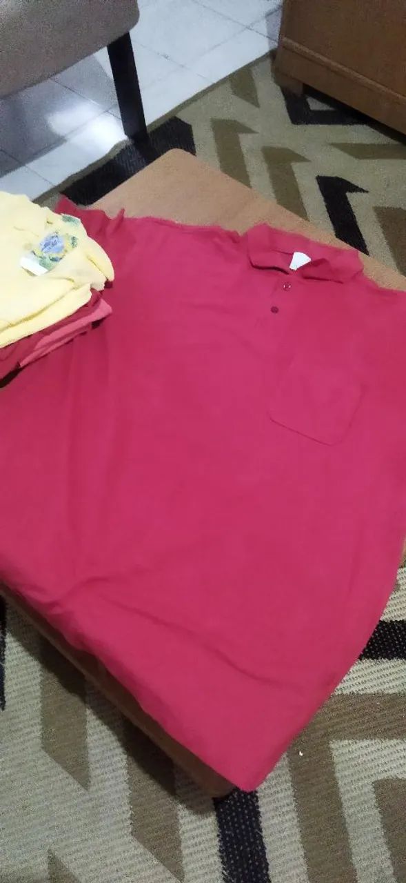 Camisas polo masculina plus size - Foto 4